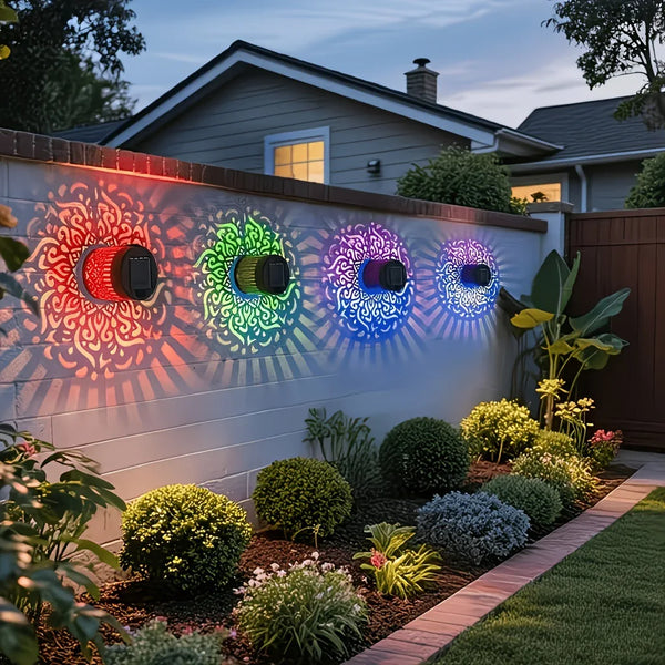 Mandala Solar Garden Lights