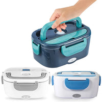 HeatBox Pro – Electric Heated Lunch Box (Car, Truck, Office & Home) | Bag + Utensils Included